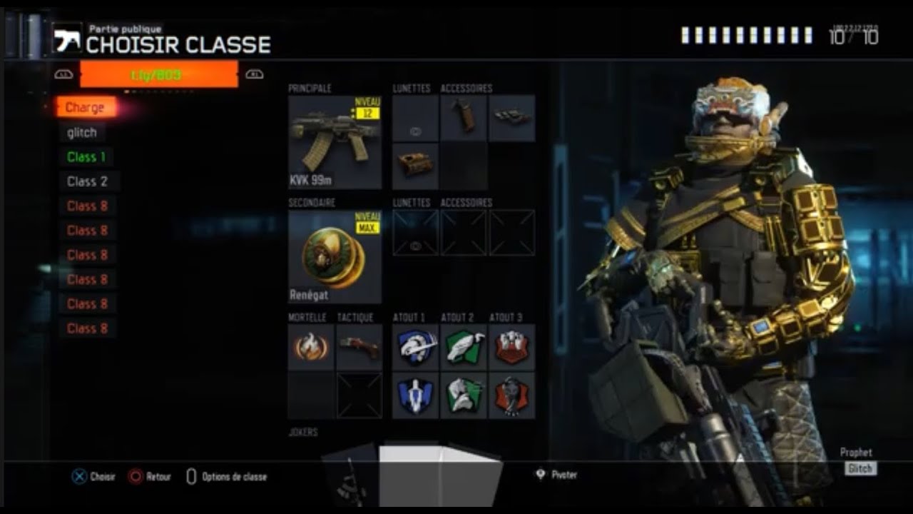 glitch comment equiper des mortels dans BO3 lobby