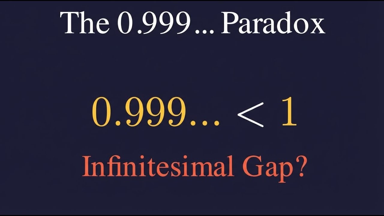 How To Prove That 0 999… Actually Equals 1