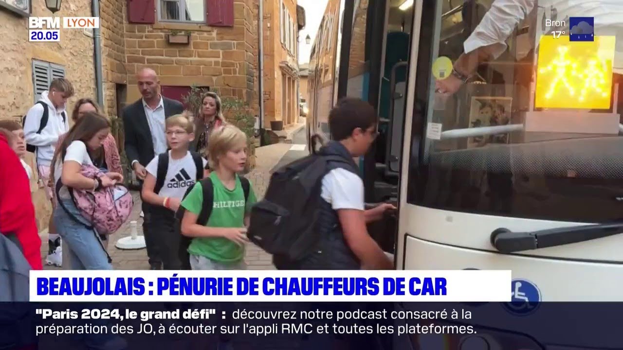 Beaujolais : pénurie de chauffeurs de car