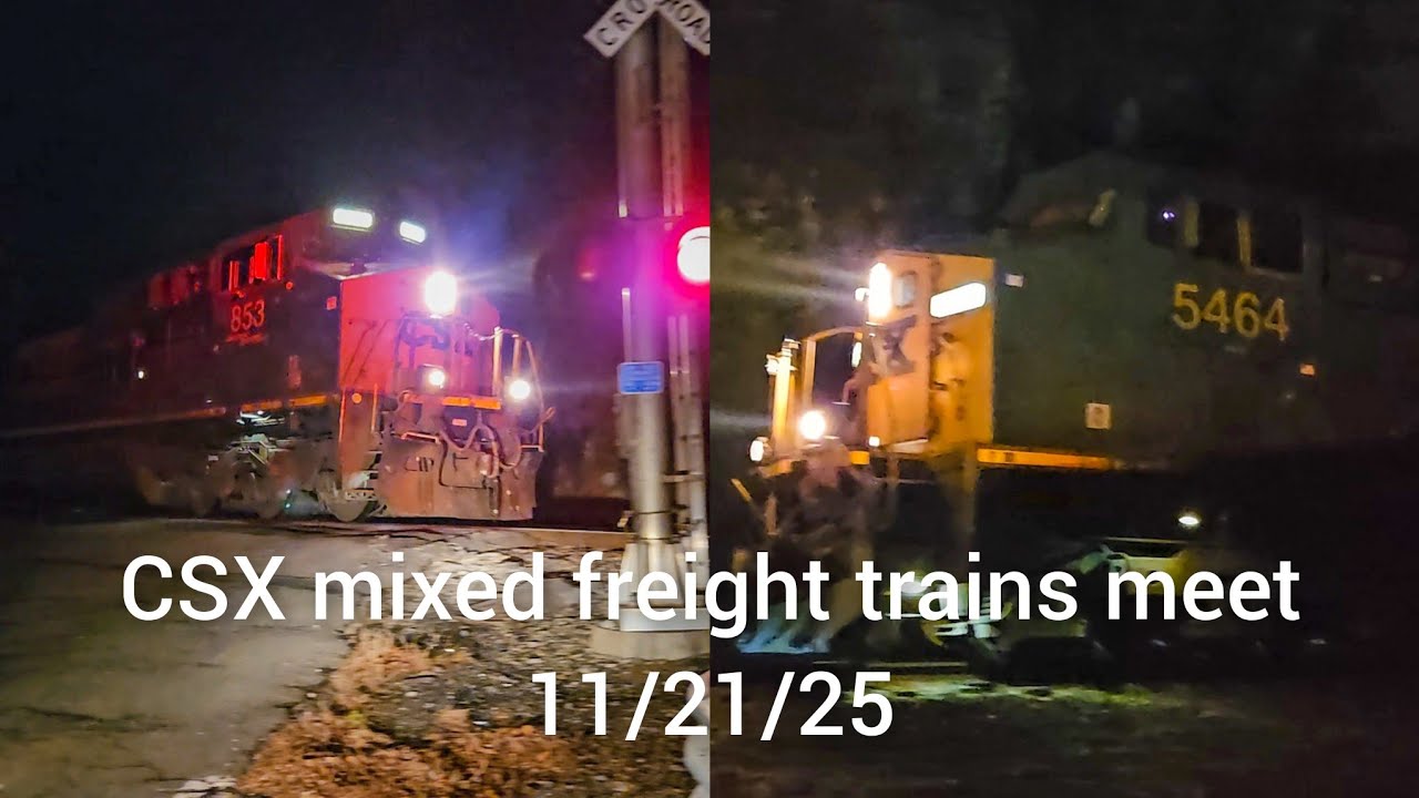 Manifest meet: M372 meets M371 in Woodbine, MD