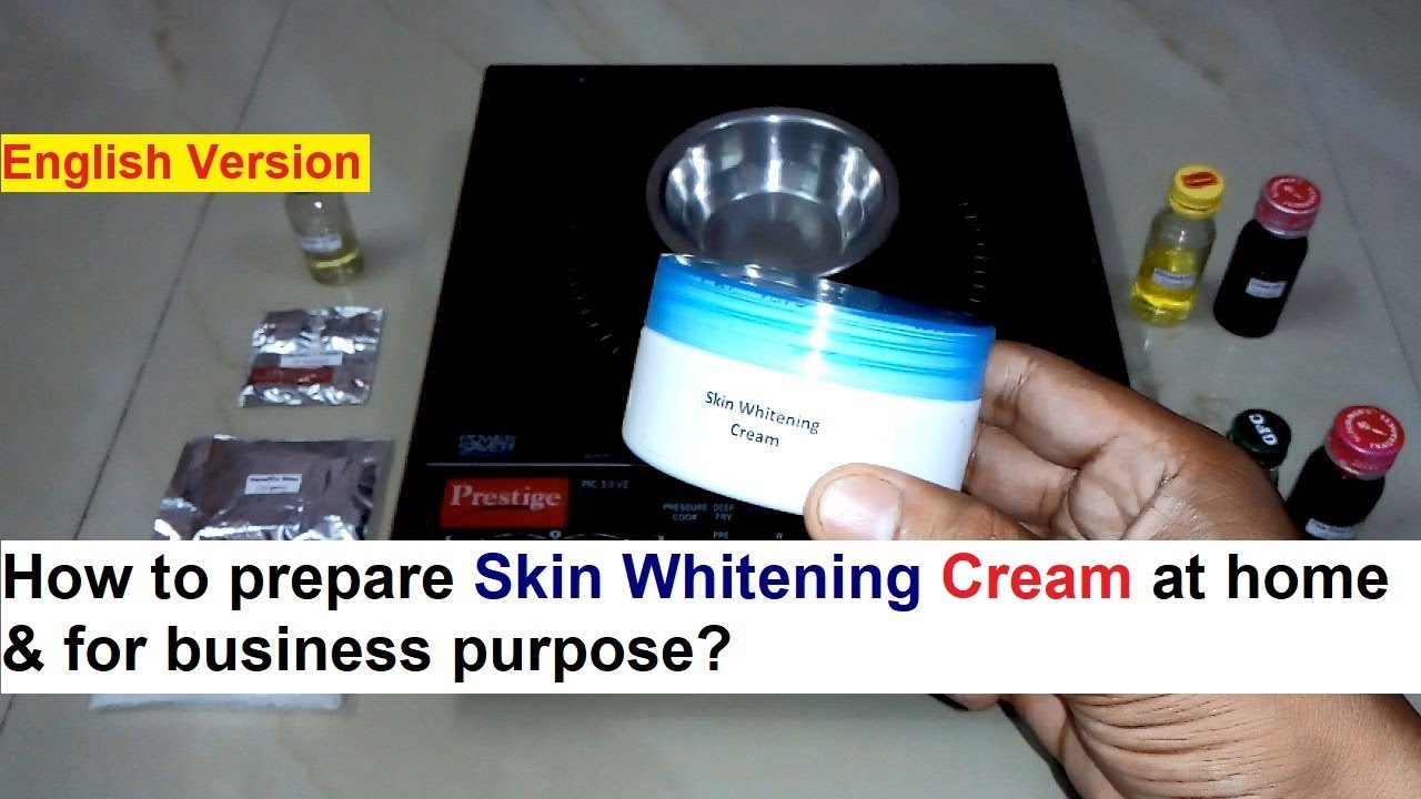 Skin Whitening Cream Making 100% Real Formula