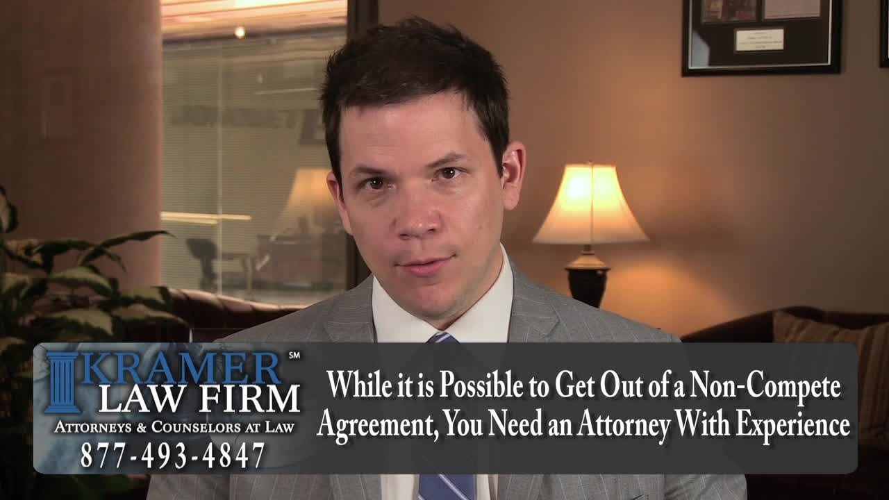 Can I Get Out of a Non-Compete Agreement When I Leave a Company? -- FL Lawyer Steve Kramer explains