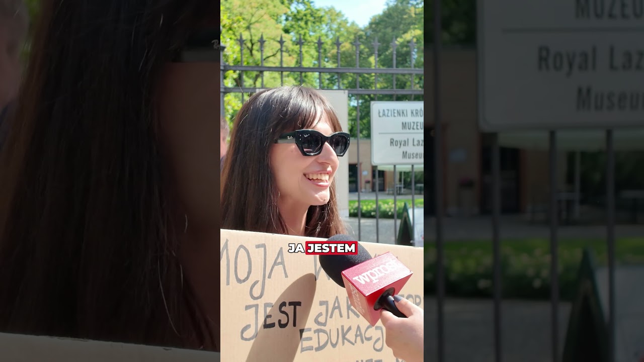 Protest nauczycieli w Warszawie. 