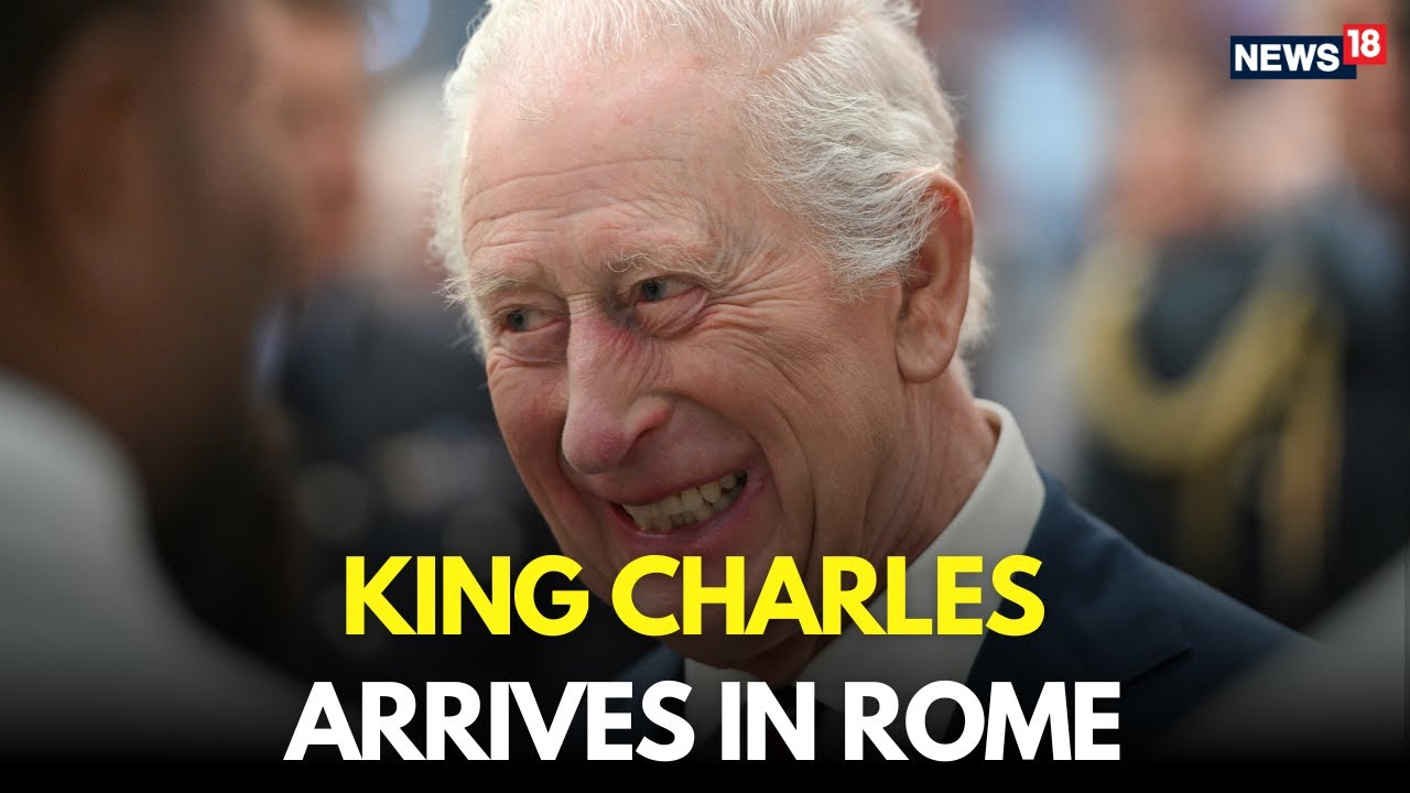 King Charles LIVE: U.K's King Charles And Queen Camilla Arrive In Rome For Four Day Visit | N18G