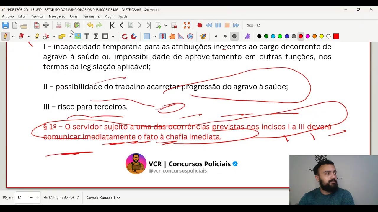 Aula 03  - Lei 869/52 - Estatuto dos funcionários públicos civis  #técnicoassistente#pcmg