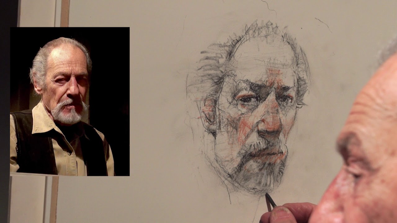 David Leffel Self-Portrait Drawing Videos 2016 -TRAILER