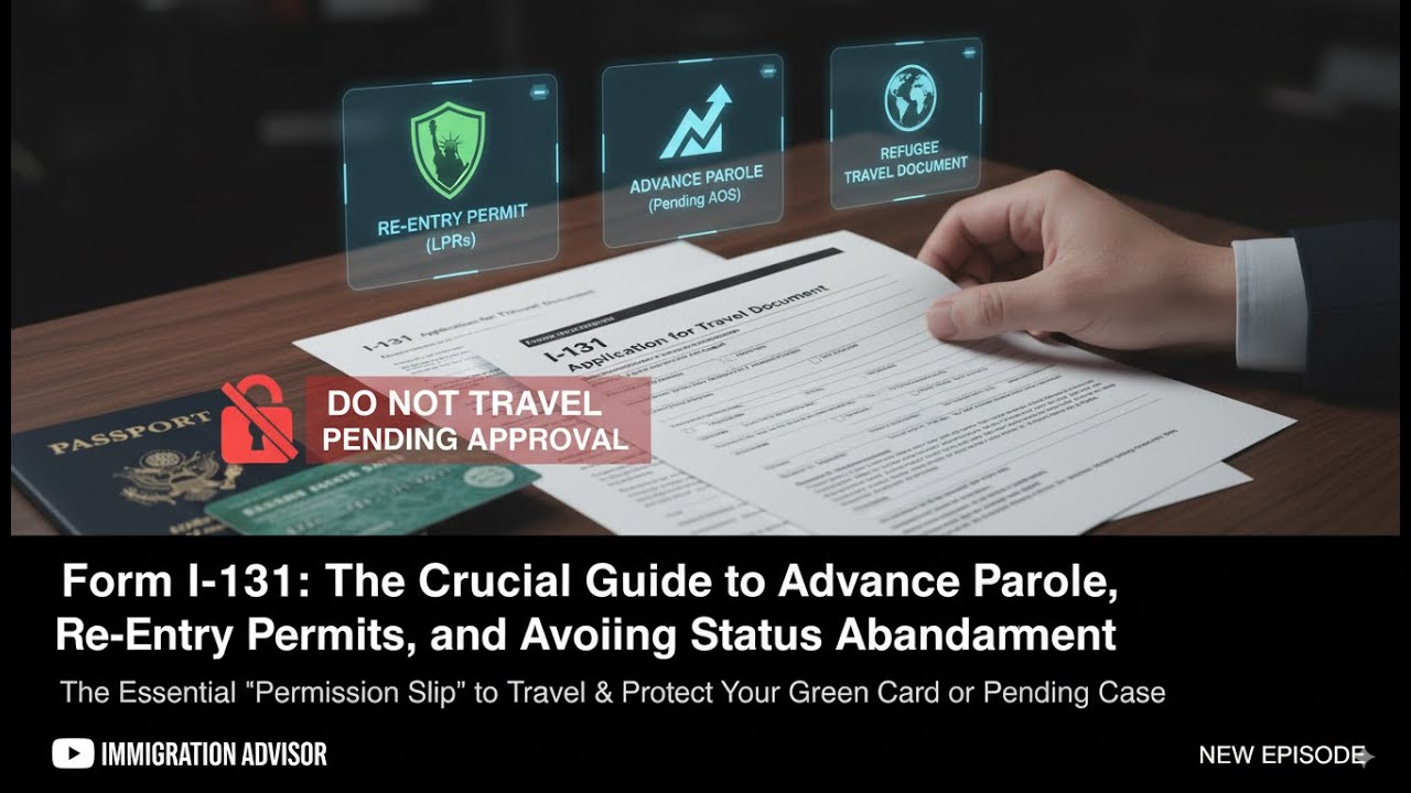 Form I-131: The Crucial Guide to Advance Parole, Re-Entry Permits, and Avoiding Status Abandonment