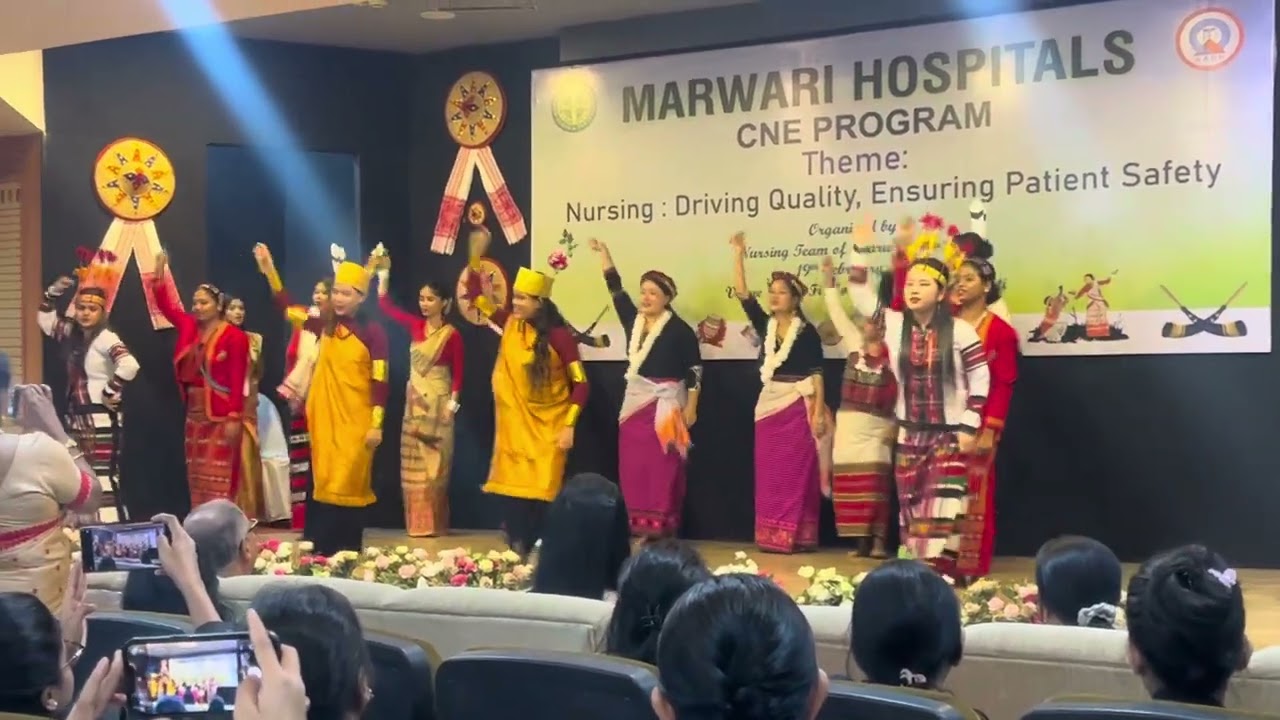 Northeast 7 Sisters Dance Perform by our Staff Nurse.              #MH🏥