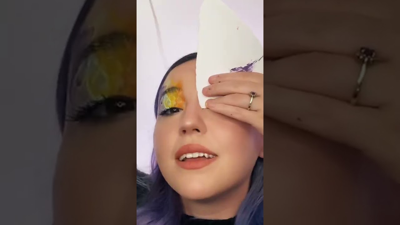 Creative pride makeup 🏳️&zwj;🌈