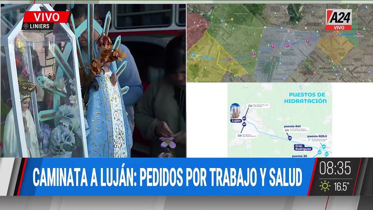 ⛪ EMPIEZA LA PEREGRINACIÓN A LUJÁN
