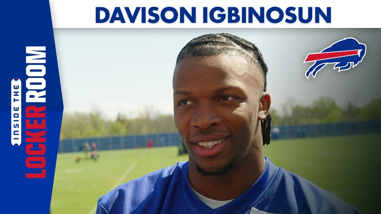 Davison Igbinosun On Rookie Minicamp | Buffalo Bills