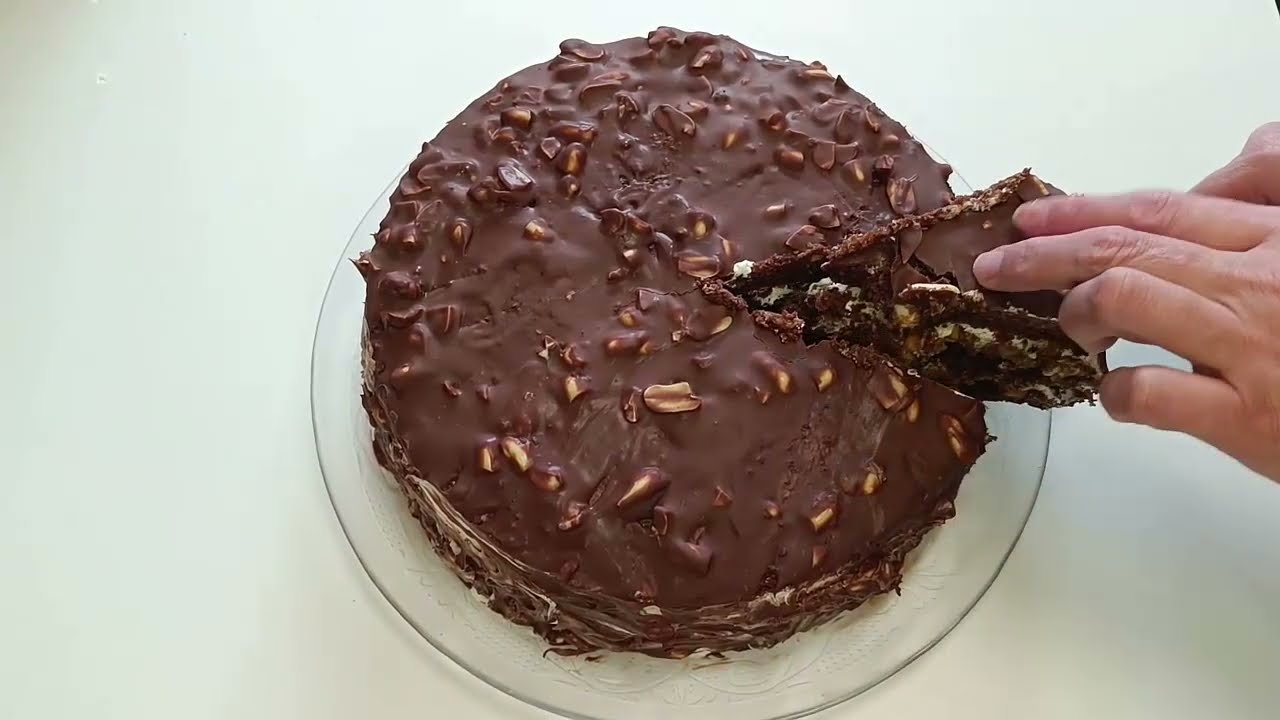 🍫ТОРТ СНИКЕРС — ВЫ ТАКОГО ЕЩЁ НЕ ПРОБОВАЛИ! Невероятно вкусный рецепт! 🤩