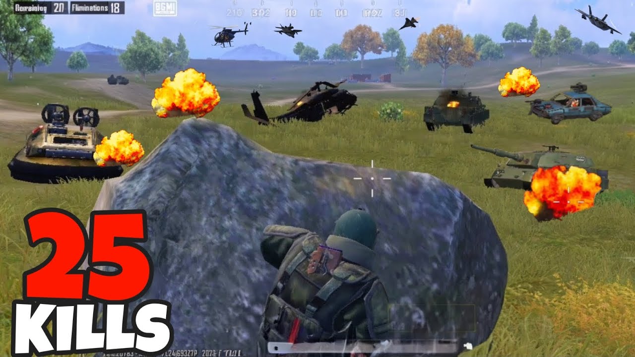 Enemies💀with Hoovercraft, Tanks & Helicopter Came Towards Me But Destroyed Them | Payload 3.0 | BGMI
