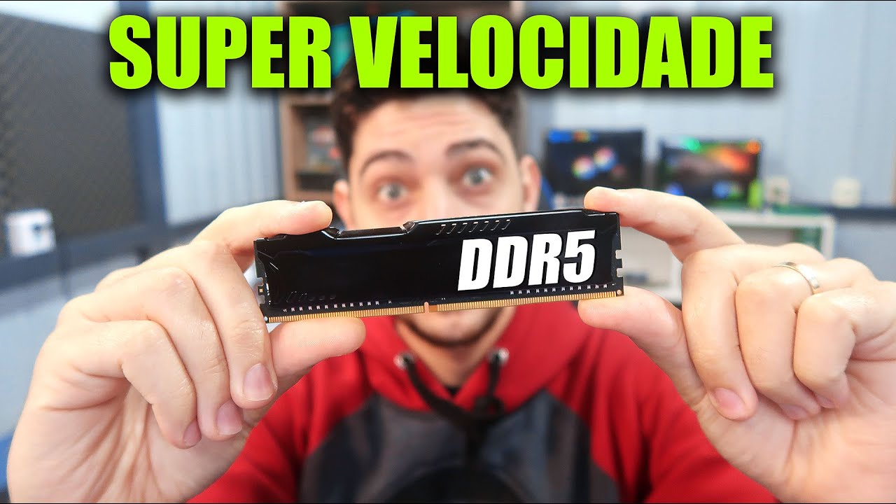 A NOVA MEMÓRIA RAM DDR5! UM MÓDULO VAI FUNCIONAR COMO DOIS