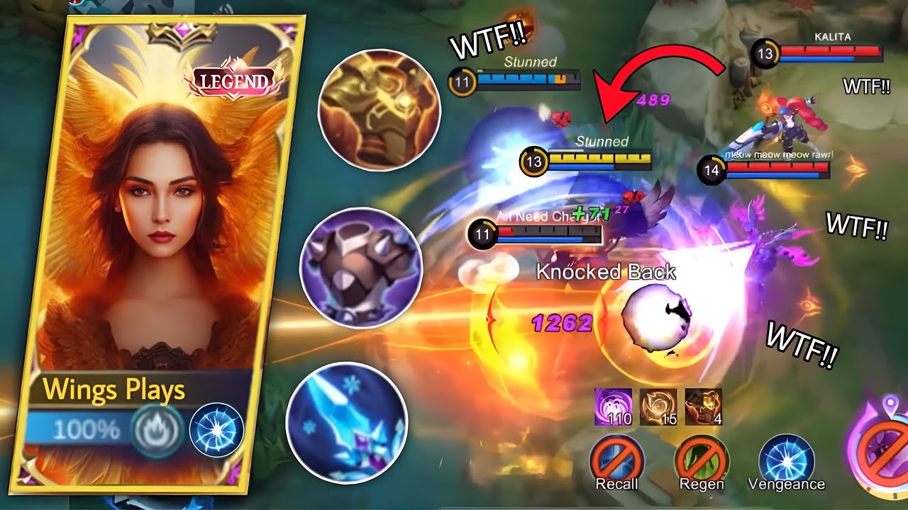 NonStop Ganking Enemies Alice Pro Gameplay Rotation!! | Build & Emblem | -mlbb