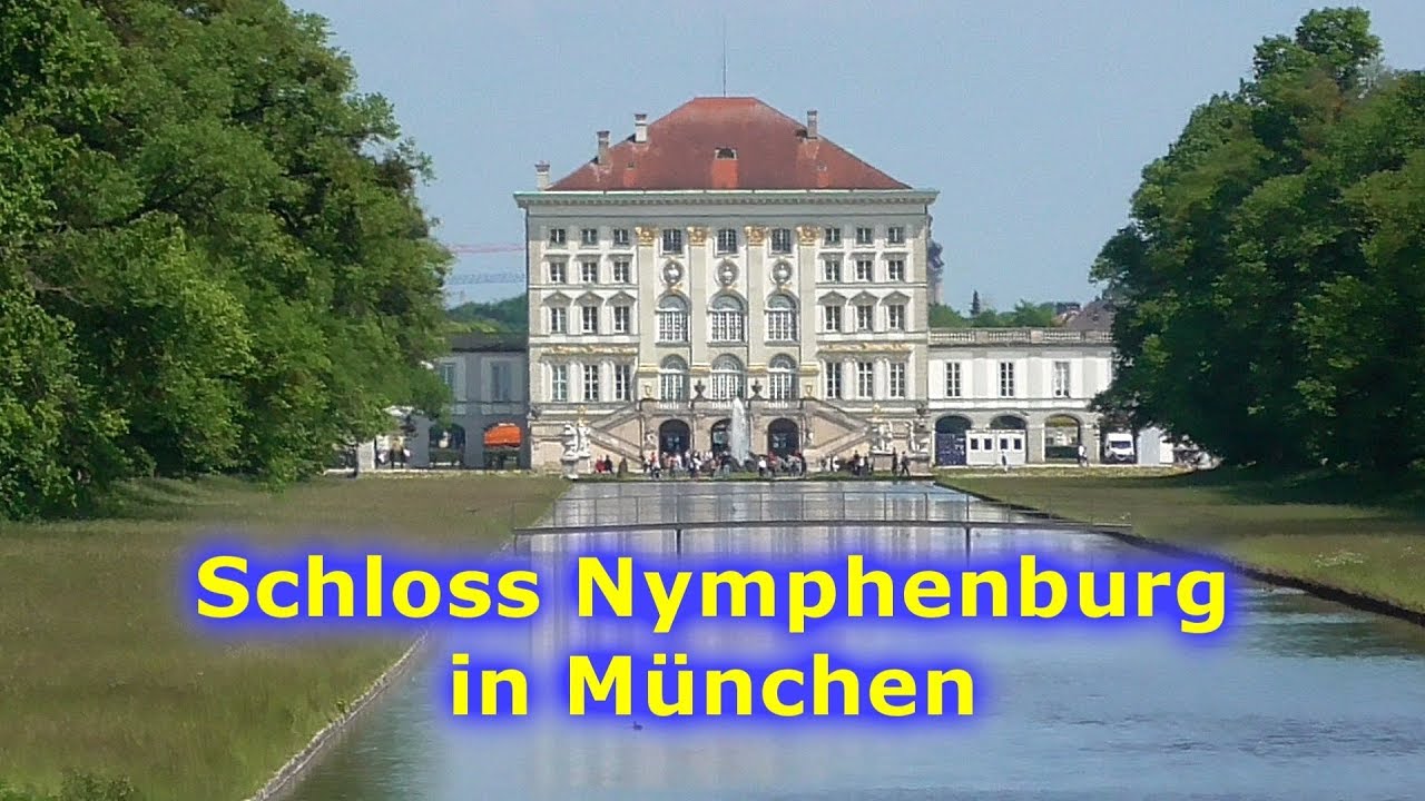 Schloss Nymphenburg in München und Rundgang im Park