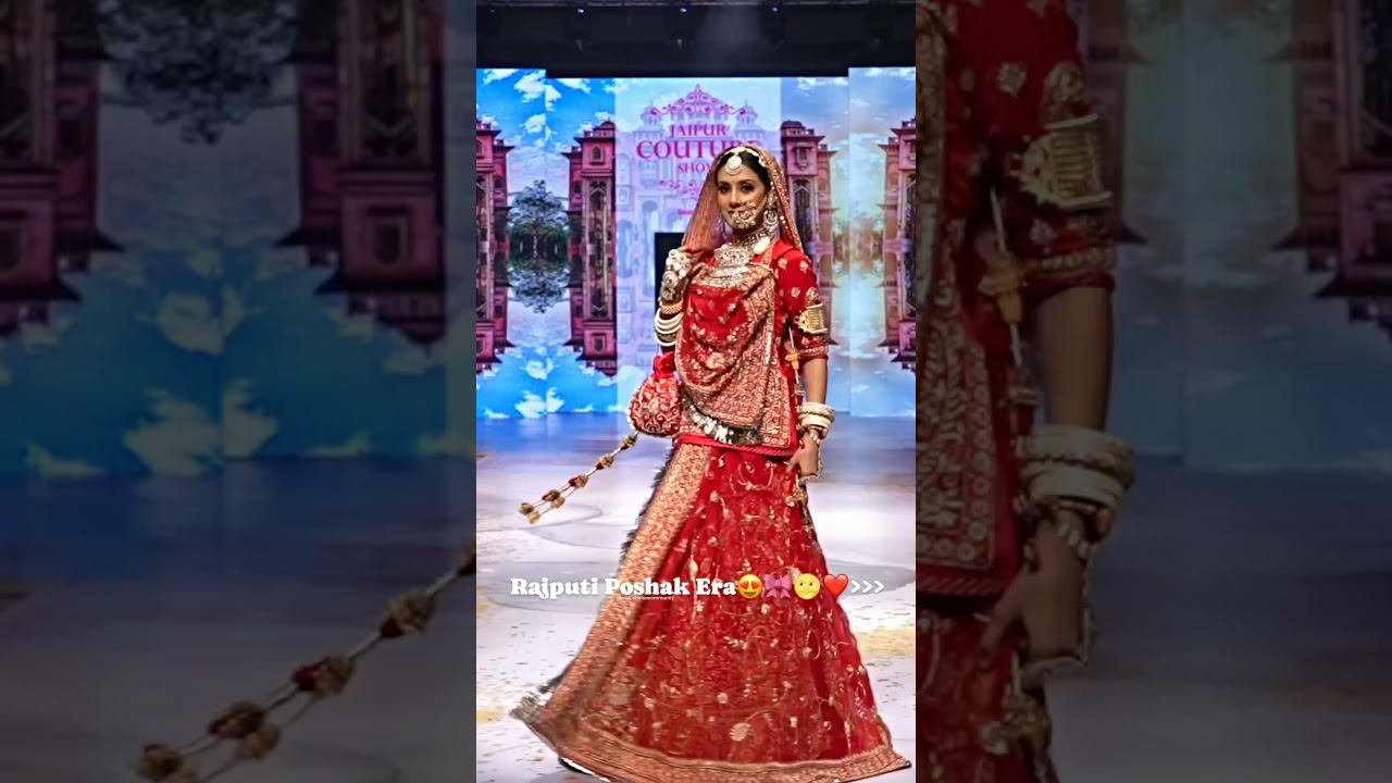 rajputi poshak ramp walk by #ishamalviya #rajputi #poshak #rajasthani #look#trending #rampwalk