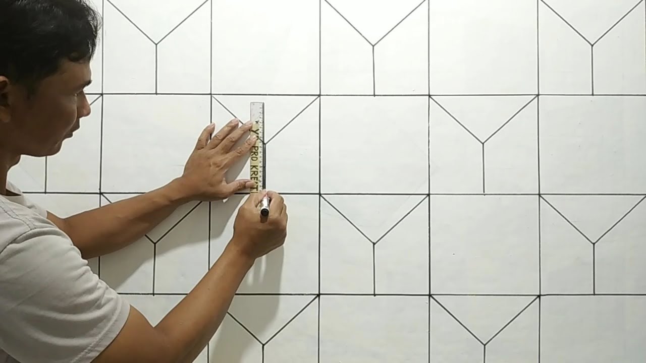 Wow amazing color combination 3D wall painting || Optical illusion || Cat tembok 3D
