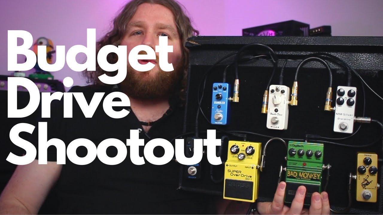 Digitech Bad Monkey vs Boss SD1vs Mooer Hustle Drive vs Blues Crab vs Mosky Golden Horse & more