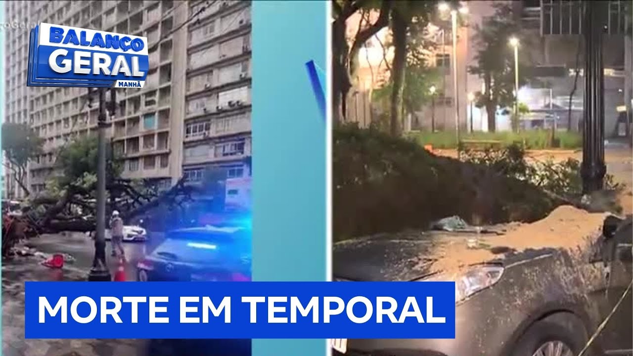 Temporal derruba árvore histórica e provoca morte de taxista em São Paulo