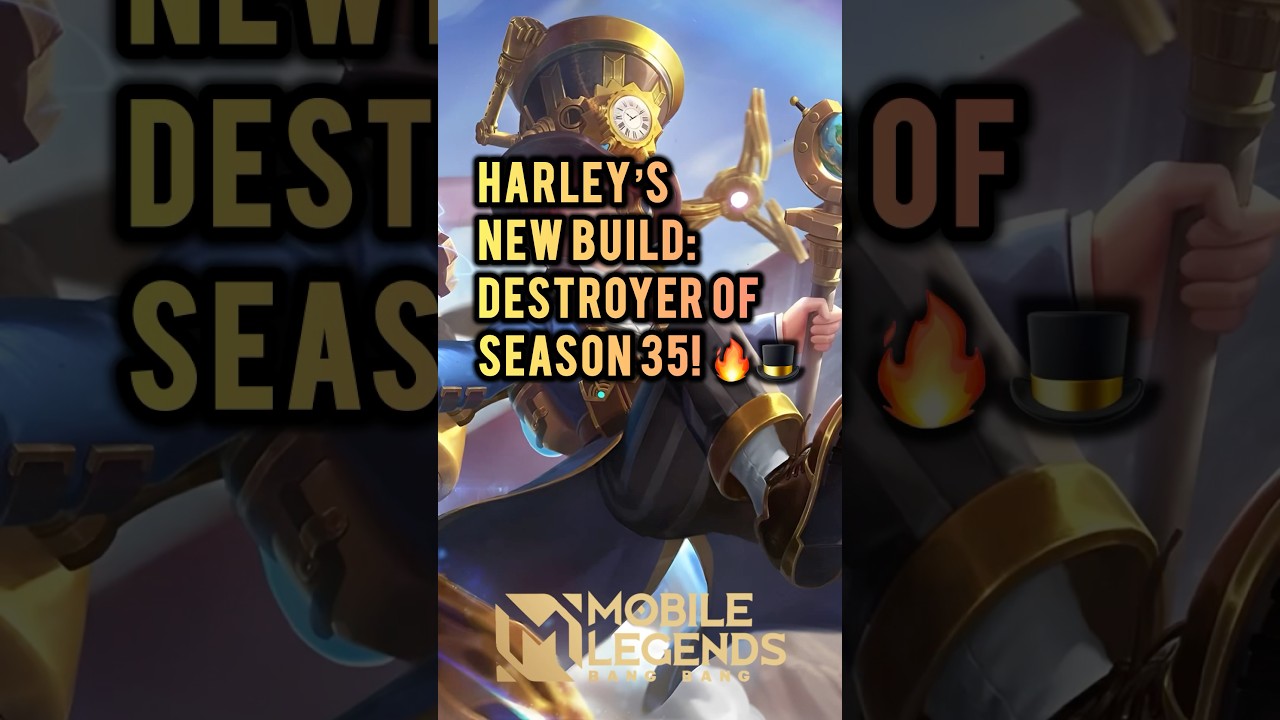 Harley Best Build & Emblem for Season 35! 🔥🎩 Unstoppable Magic Power!
