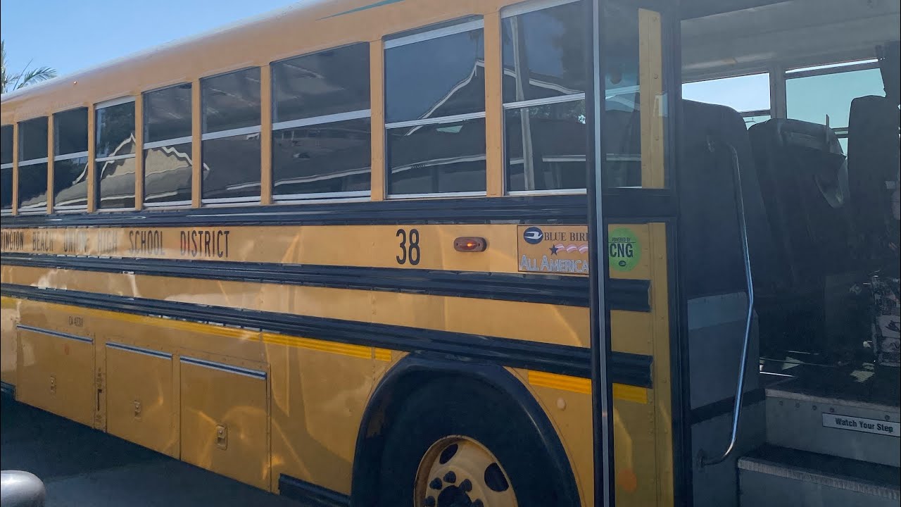 Riding 2015 Bluebird T3RE CNG #38 (See description what device did I record video)