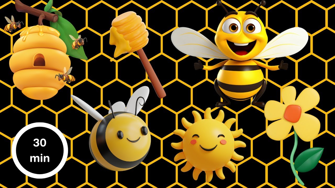 3D Bee Sensory Adventure | Nature Fun for Kids | Fun Dance