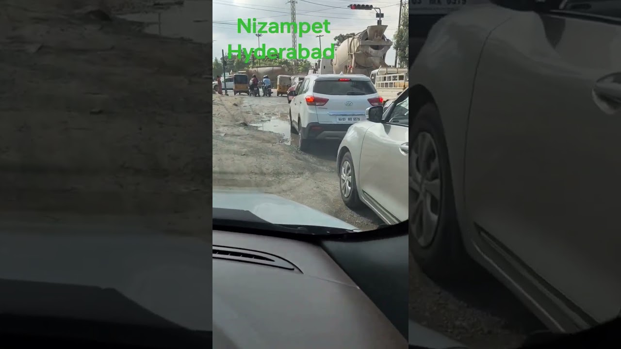 Nizampet Hyderabad Roads #roads #hyderabad #nizampet