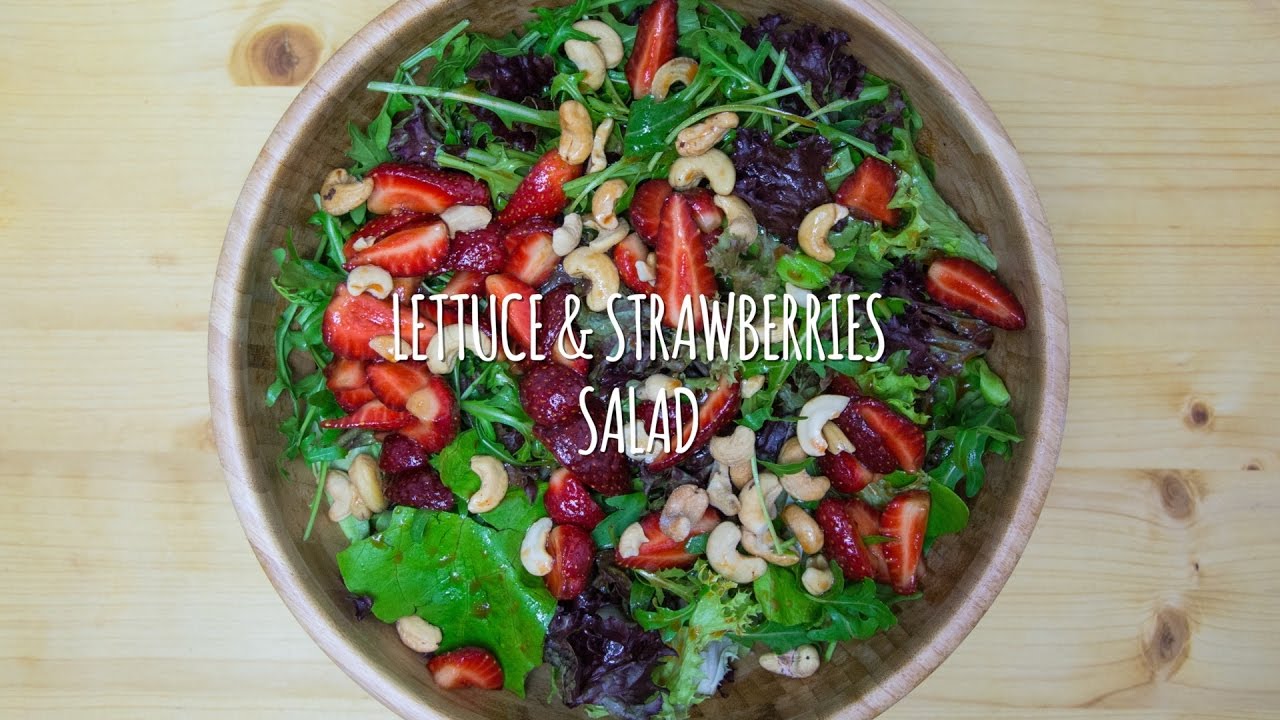 Lettuce & Strawberries Salad