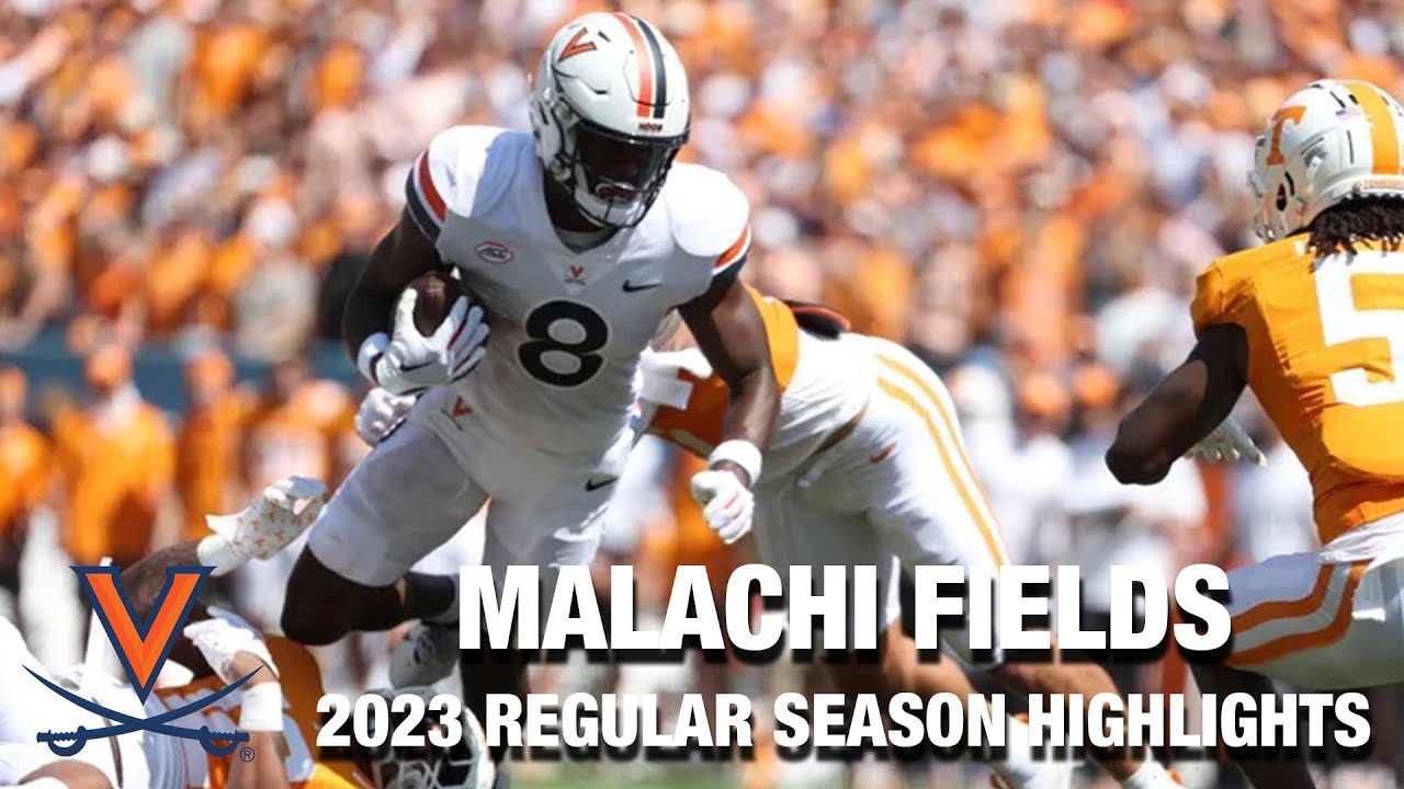 Malachi Fields 2023 Regular Season Highlights | Virginia WR