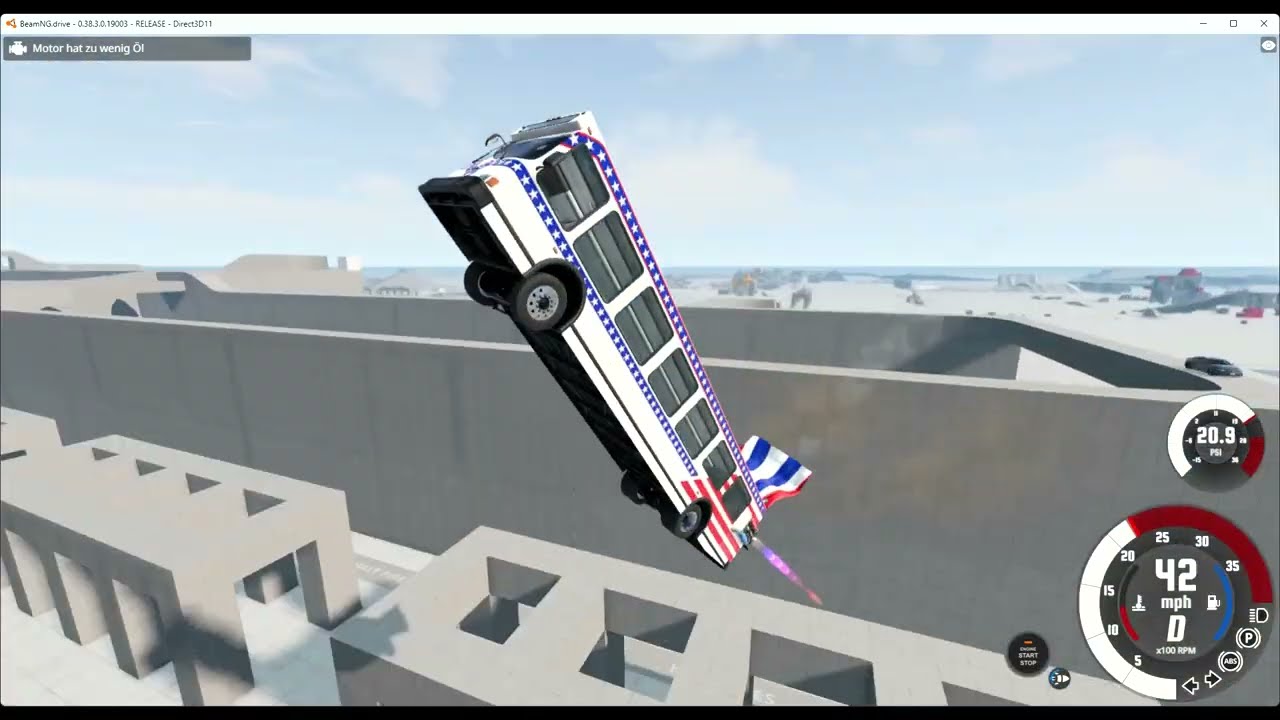 Autos auf der Halfpipe | beamNG