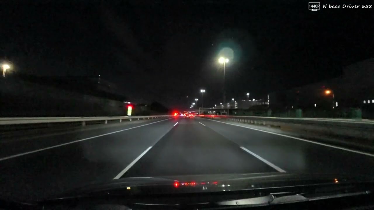 【N-WGN車載】2026年1月撮影 平日夜の首都高速 大黒PA～小菅IC