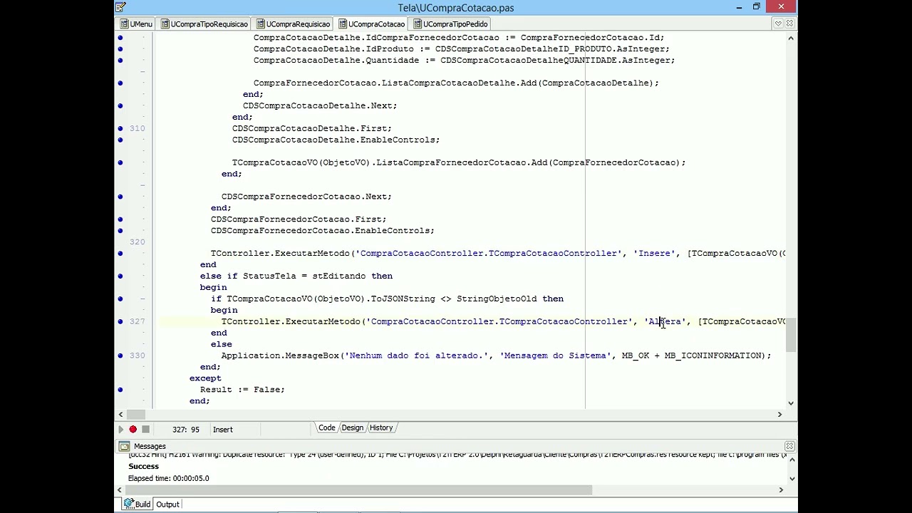 T2Ti ERP 2.0 - Delphi - Gestão de Compras - Videoaula 07 - Cotação