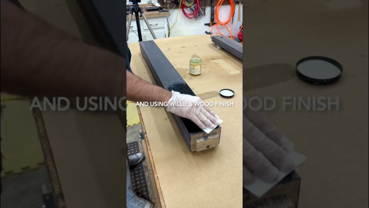 Iron Oxide Stain #whiteoak #ironoxide #blackwood #willieswoodfinish #lasttrainnorth #roubo #wood