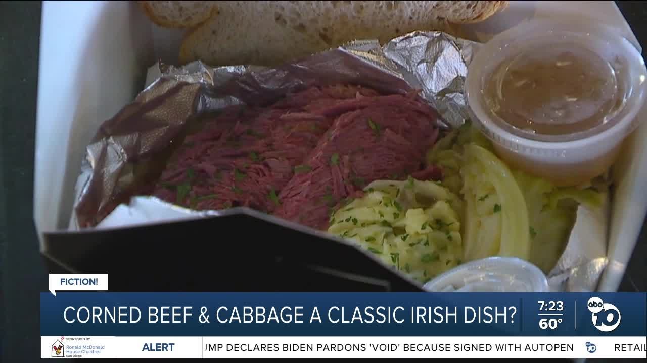 Fact or Fiction: Is corned beef and cabbage an Irish favorite?