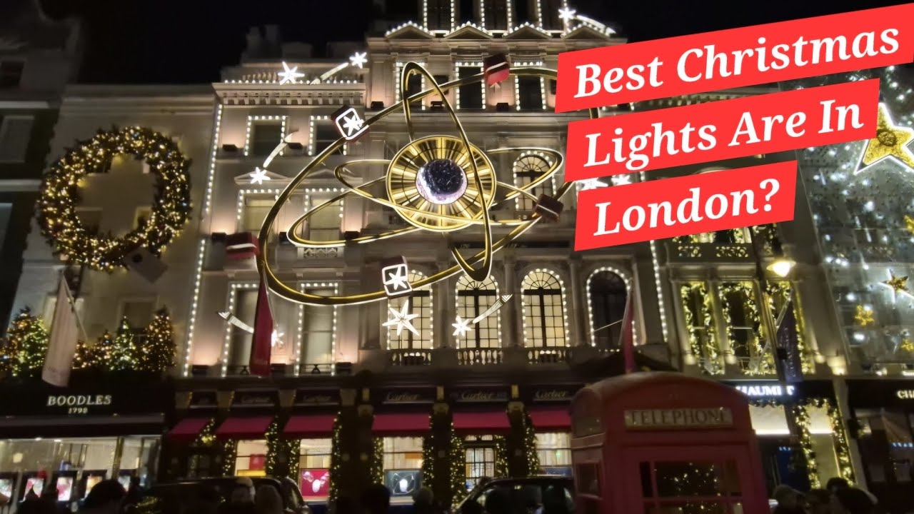 🇬🇧 CENTRAL LONDON | CHRISTMAS LIGHTS WALK | Oxford Street | Bond Street | Angels Of Regents Street 💫