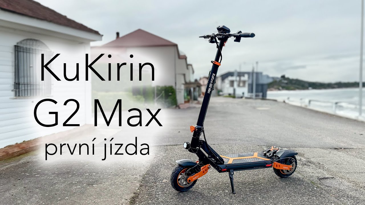 KuKirin G2 Max - tělem dospělák, duší dítě 😅. První jízda