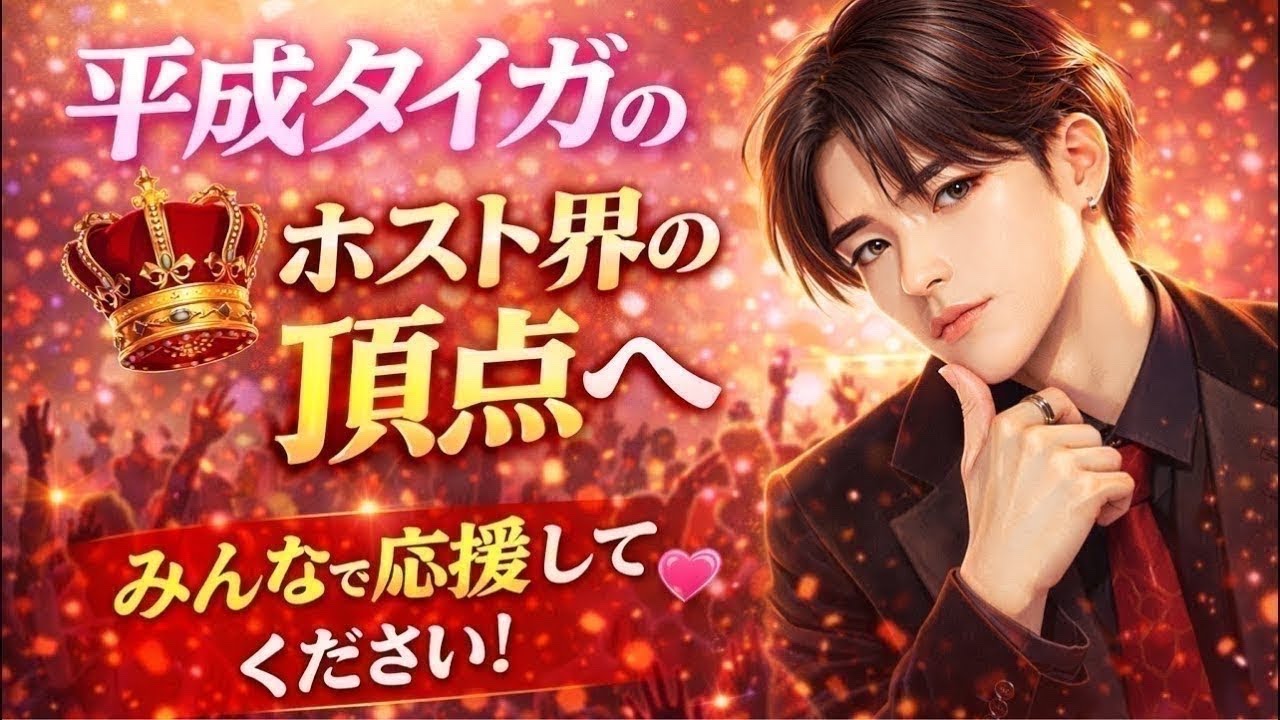 【ドネ目標40%】平成タイガの挑戦ホスト界の頂点へ🐯❤️‍🔥