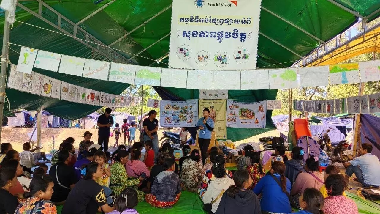 ជនភៀសសឹកជាង ១ម៉ឺននាក់បានទទួលការគាំពារផ្លូវចិត្ត ក្រោយរងផលប៉ះពាល់ដោយជម្លោះព្រំដែន