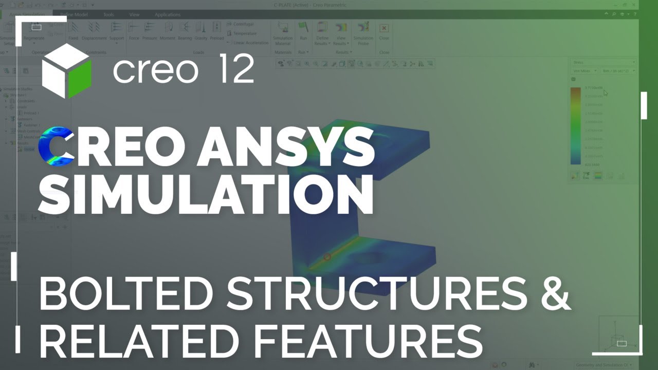 Bolted Structures and Related Features in Creo Ansys Simulation | Creo 12