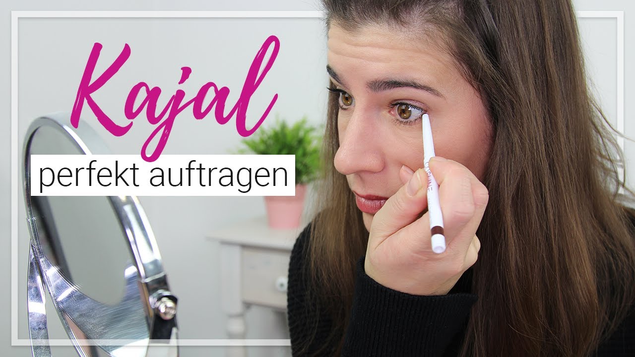 Kajalstrich perfekt auftragen - Schminken f&uuml;r Anf&auml;nger:innen!