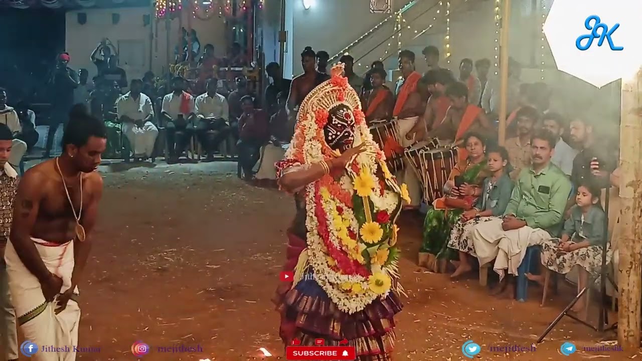 ಕೋಲ ಕಟ್ಟುವ ಸುಕೇಶ್ ಮನೆಯಲ್ಲಿ ಕೋಲ | ಮಂತ್ರದೇವತೆ ಕೋಲ | Mantradevate Kola | Kukkehalli @JitheshKumar
