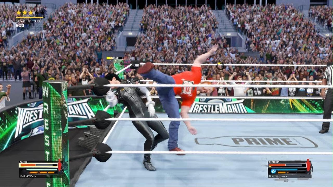WWE 2K25 Cereza vs Sheamus Online
