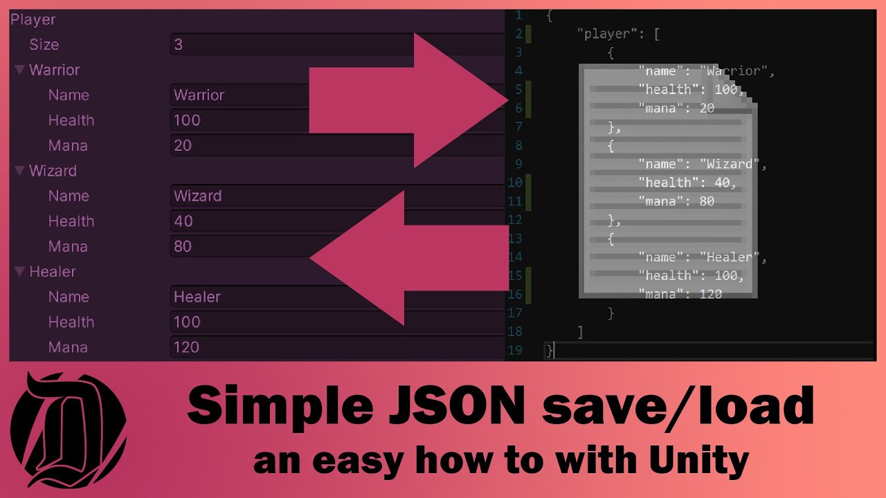 The most simple way to save and load data in Unity using JSON files. Quick and easy tutorial!