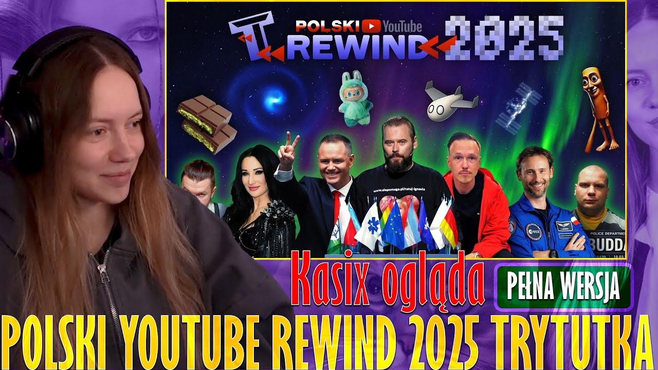 Kasix ogląda Polski Youtube REWIND 2025 | Trytutka