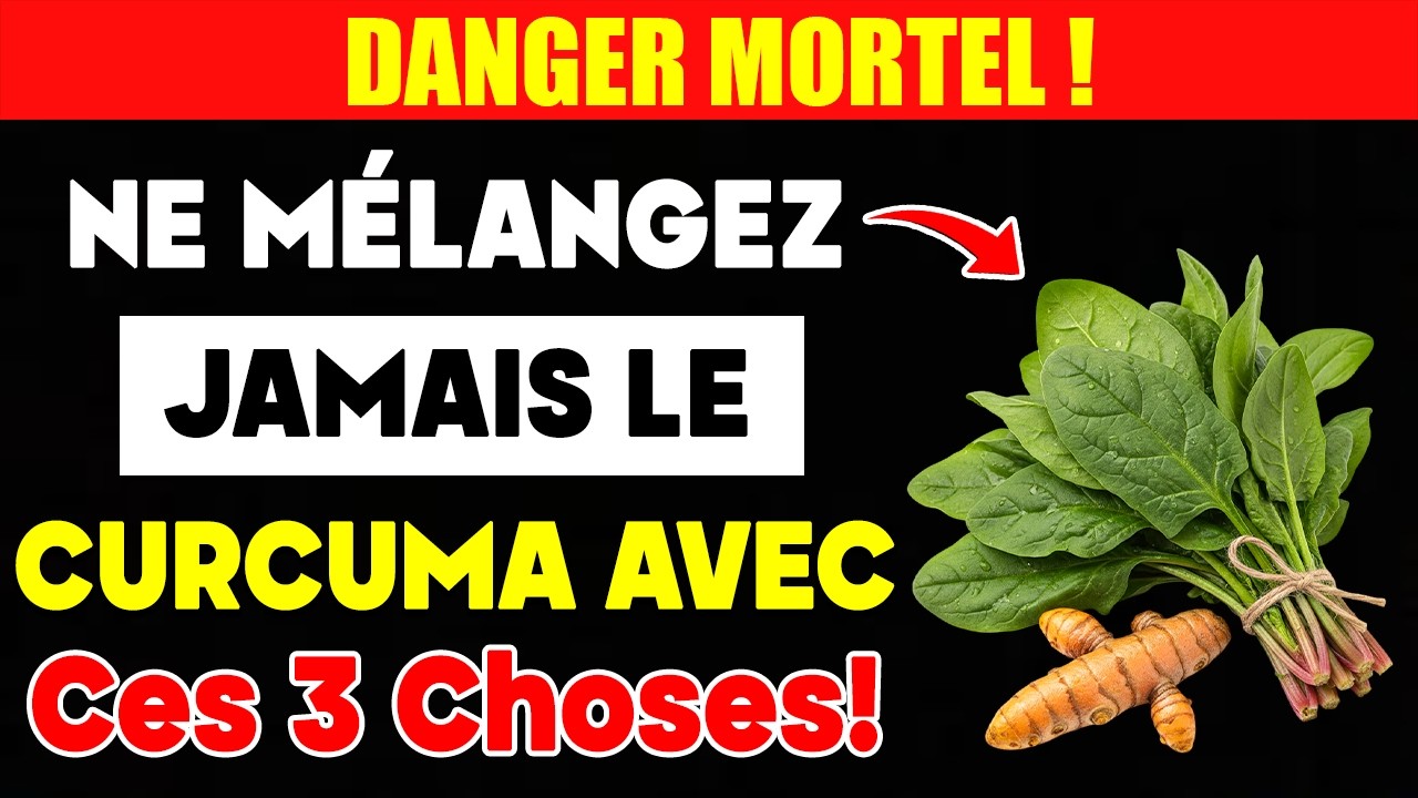 Vous Prenez du Curcuma Tous les Jours ? Ne Mélangez JAMAIS le Curcuma avec ces 3 Choses !