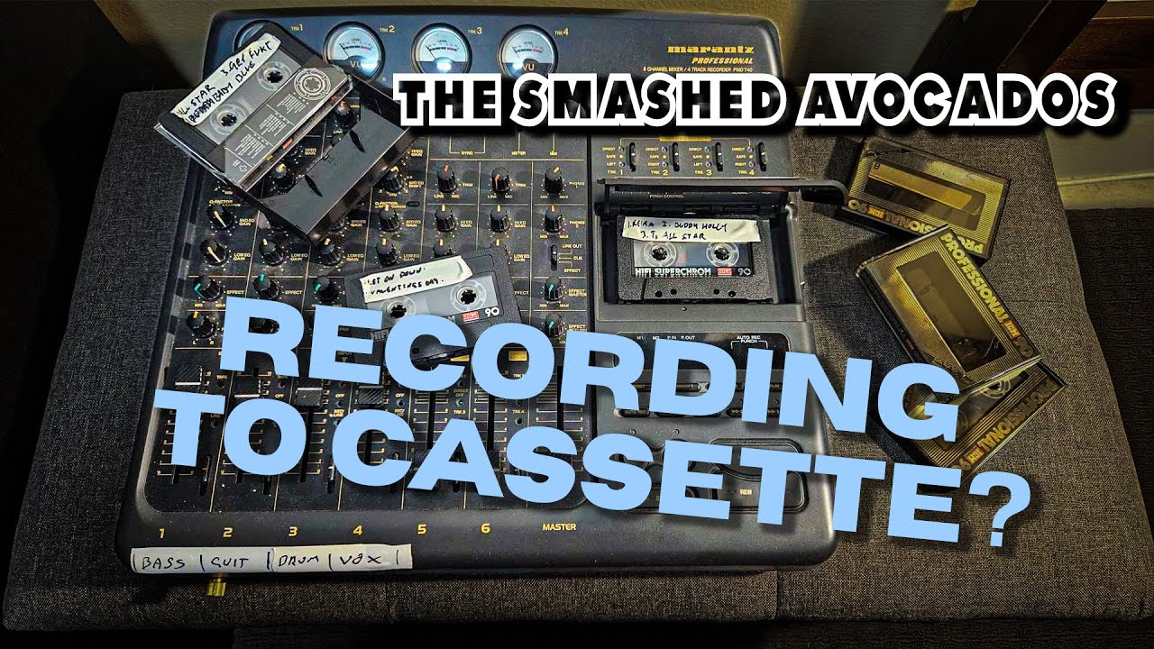 Recording a Live Band to 4 Track Cassette!