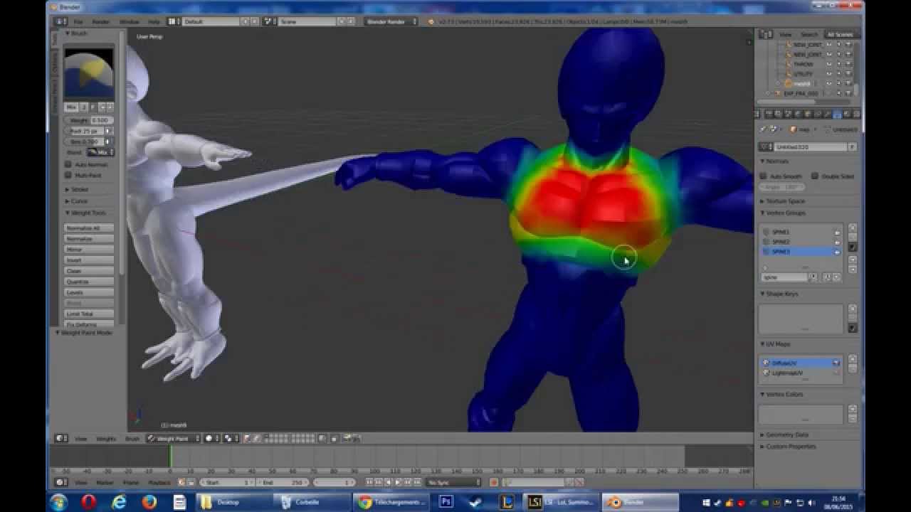 [ENG] Rigging tutorial with Blender for Dragon Ball Xenoverse
