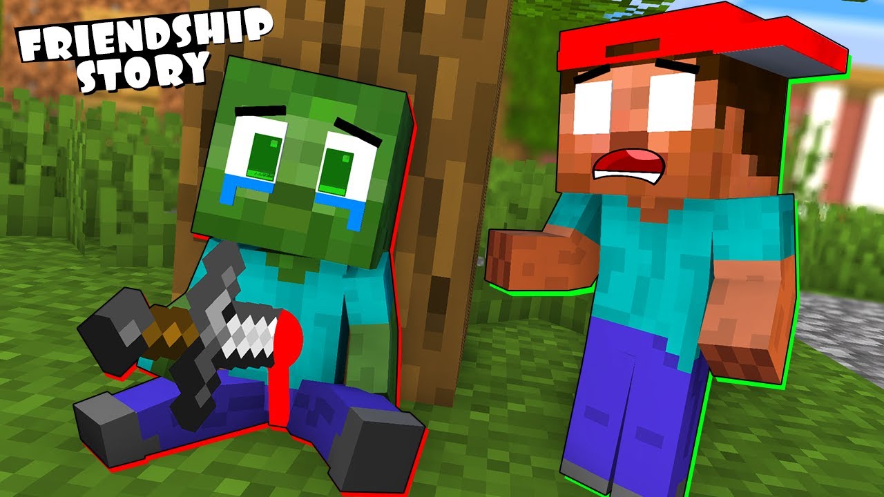 Monster School: Life VERY SAD STORY (Deadly friendship)- Minecraft Animation