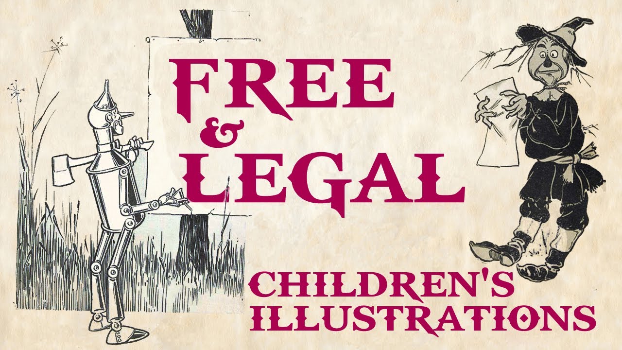 FREE and LEGAL Children's Illustrations & Text - Artist Resource for Print on Demand or Publishing